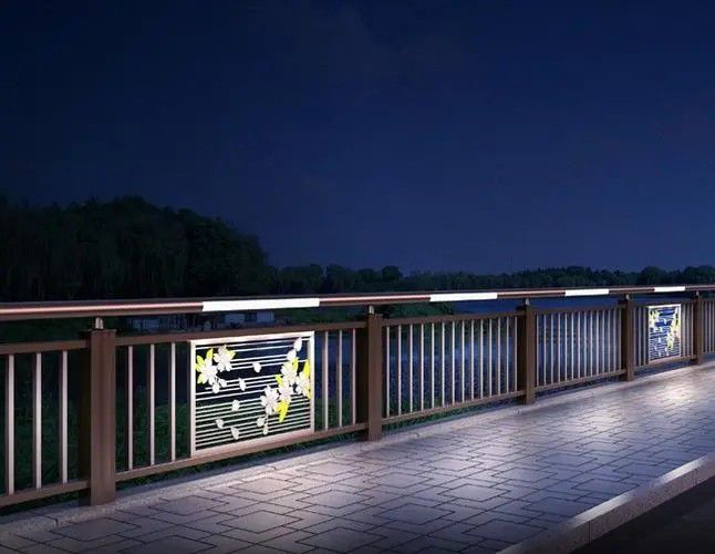 鋁合金燈光護(hù)欄